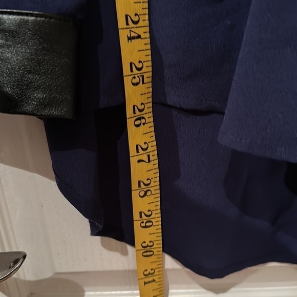 Women’s apartment nine sa XL button down leather look  trim - Picture 7 of 7